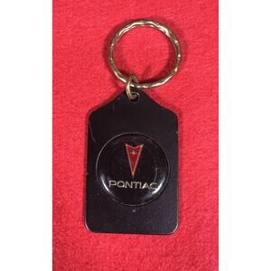 Pontiac Black Vintage 3.25” Key Ring‎